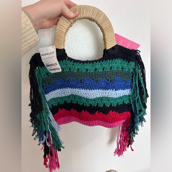 NEW! NANNACAY VERA MINI GALACTICS BAG, crochet, knit, handmade, one of a kind - Picture 10 of 10